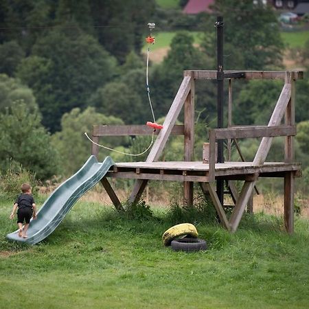 Polanka Beskid Niski Cute Cabin With Spectacular Views Hanczowa Bagian luar foto