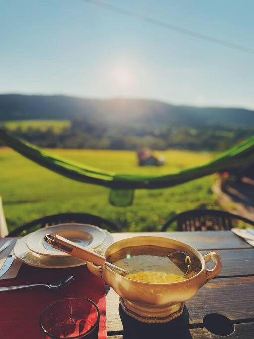 Polanka Beskid Niski Cute Cabin With Spectacular Views Hanczowa Bagian luar foto