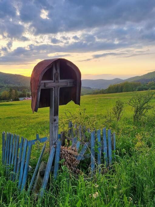 Polanka Beskid Niski Cute Cabin With Spectacular Views Hanczowa Bagian luar foto