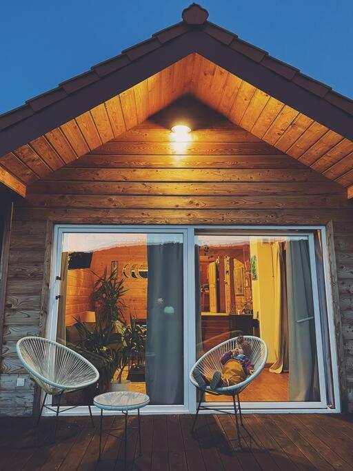 Polanka Beskid Niski Cute Cabin With Spectacular Views Hanczowa Bagian luar foto
