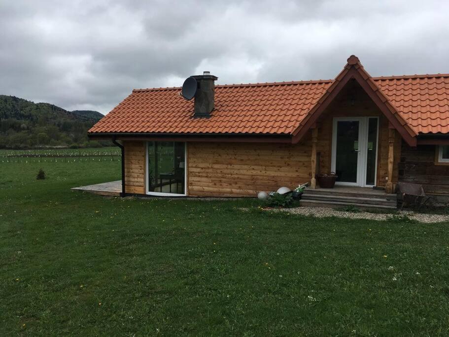 Polanka Beskid Niski Cute Cabin With Spectacular Views Hanczowa Bagian luar foto