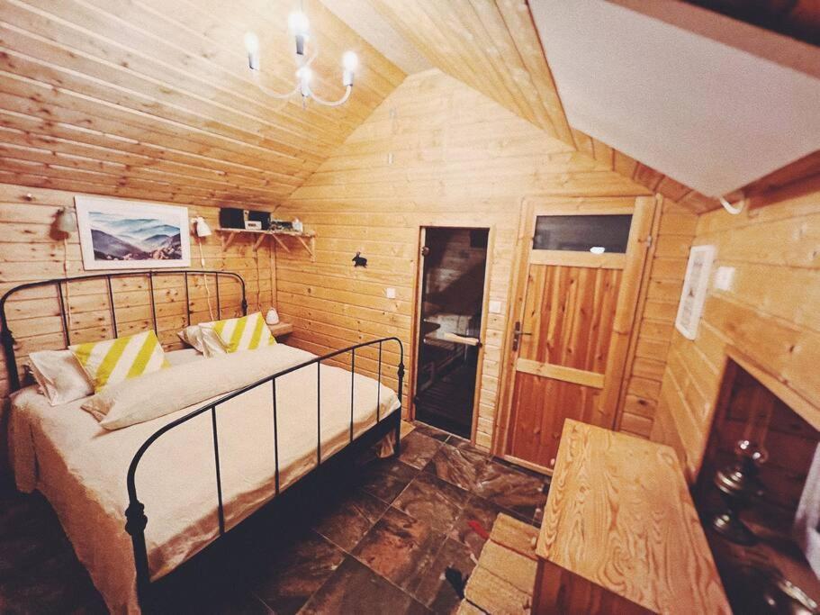 Polanka Beskid Niski Cute Cabin With Spectacular Views Hanczowa Bagian luar foto