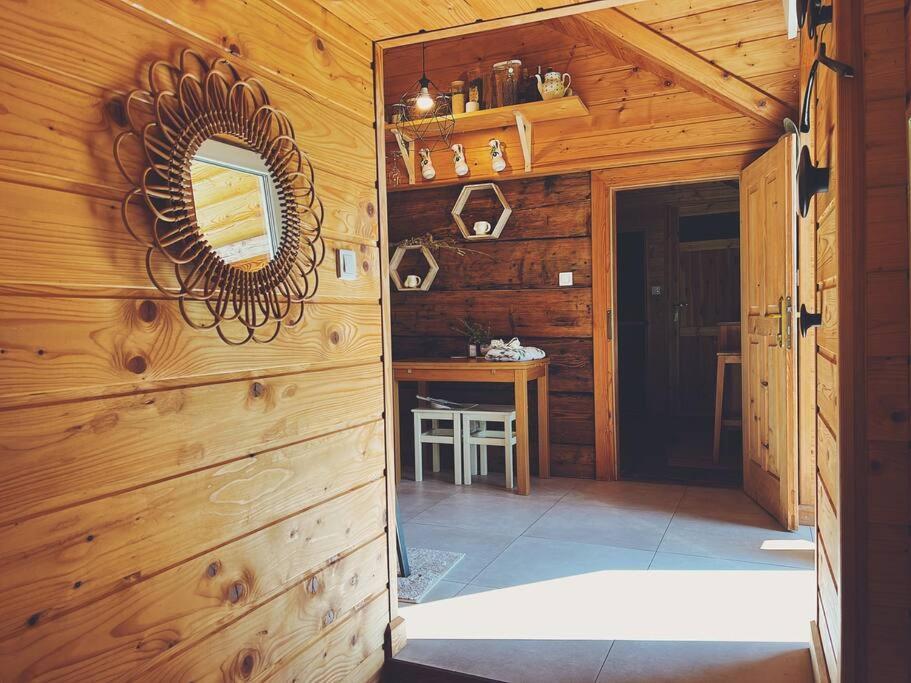 Polanka Beskid Niski Cute Cabin With Spectacular Views Hanczowa Bagian luar foto