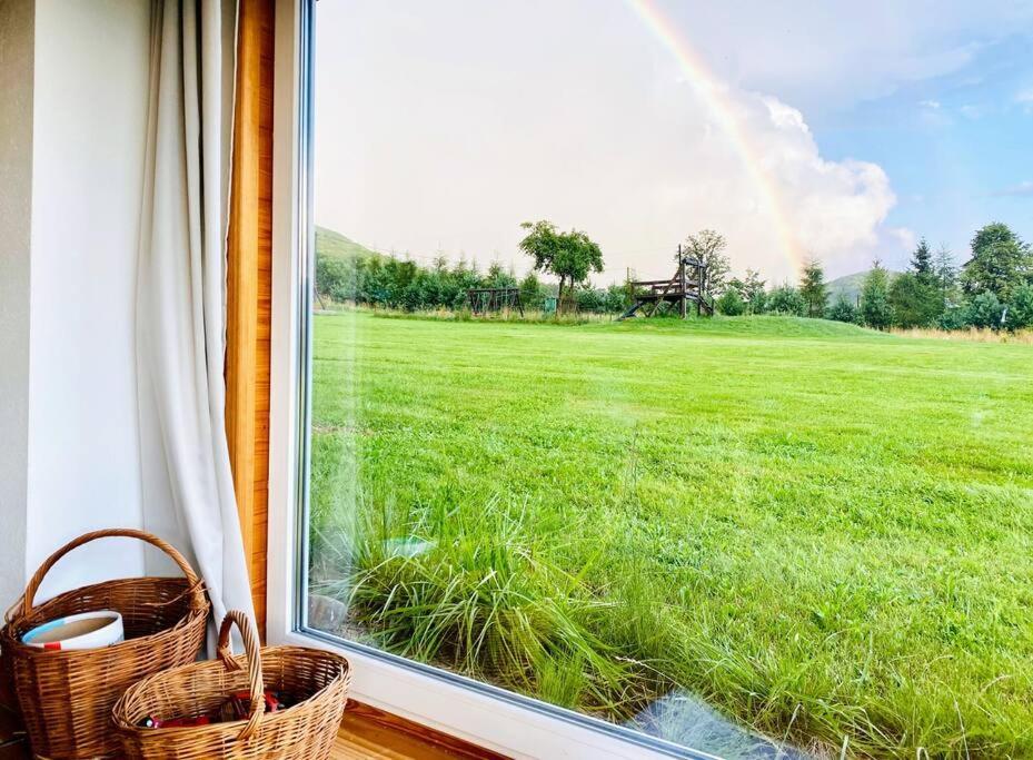 Polanka Beskid Niski Cute Cabin With Spectacular Views Hanczowa Bagian luar foto