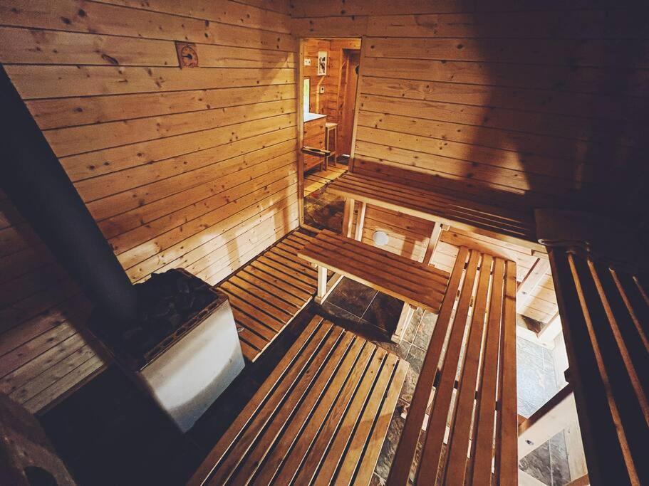 Polanka Beskid Niski Cute Cabin With Spectacular Views Hanczowa Bagian luar foto
